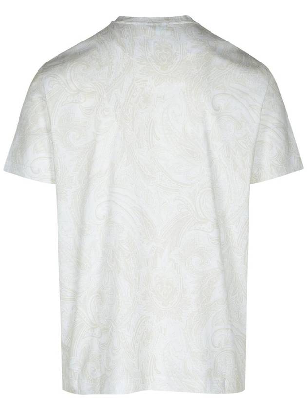 Etro 'Roma' White Cotton T-Shirt - ETRO - BALAAN 3