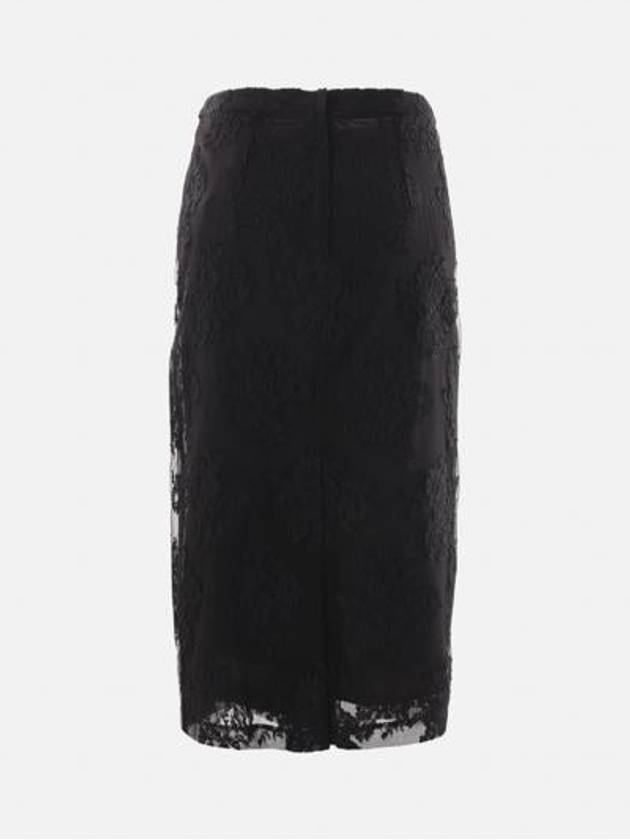 see-through midi tulle skirt F4CSJTHLMO7 - DOLCE&GABBANA - BALAAN 3