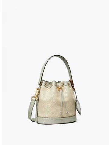 Monogram Cloud Jacquard Bucket Bag Tote Mist Domestic Product GM0024010281238 - TORY BURCH - BALAAN 1