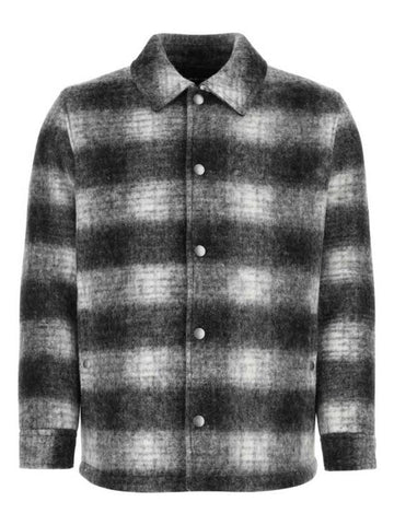 New Alan Check Wool Jacket Black - A.P.C. - BALAAN 1