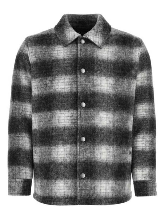 New Alan Check Wool Jacket Black - A.P.C. - BALAAN 1