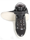 Men's PATENT ANTHRACITE Leather High Top Sneakers Black - PIERRE HARDY - BALAAN 4