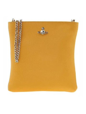 Square Chain Cross Bag Yellow - VIVIENNE WESTWOOD - BALAAN 1