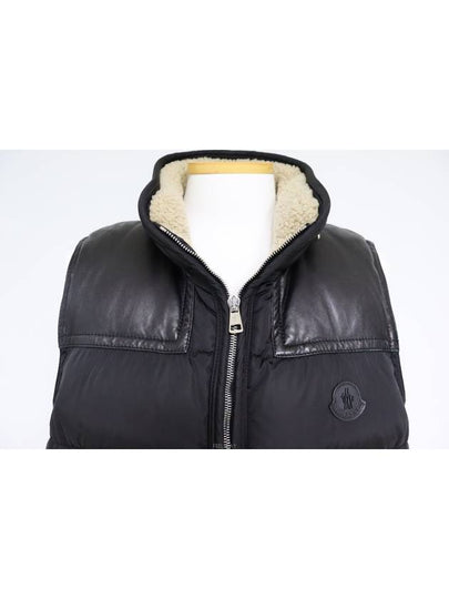 logo padded vest black - MONCLER - BALAAN 2