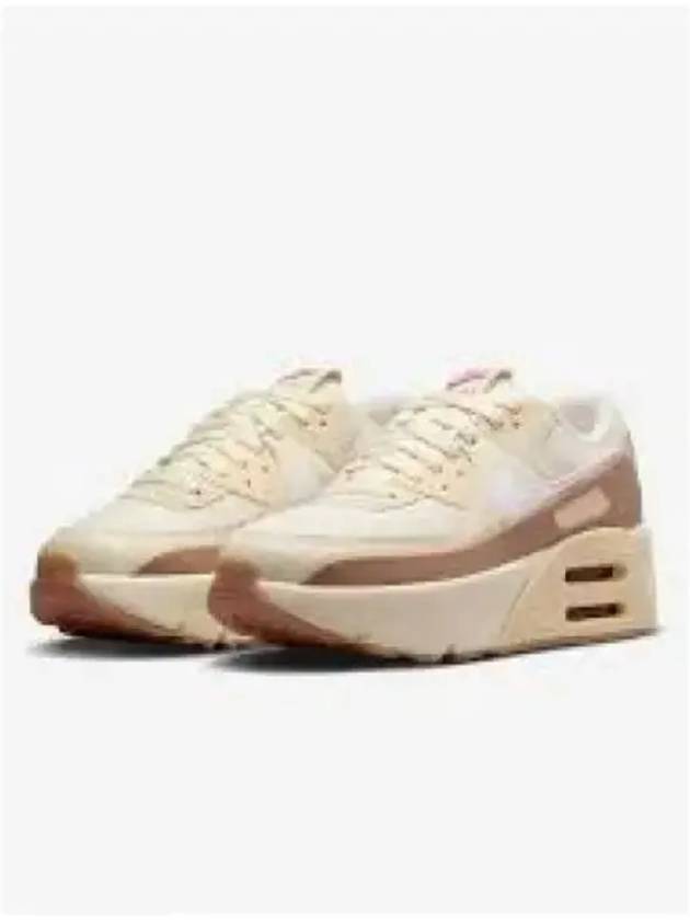 Air Max 90 LV8 Low Top Sneaker Pale Vanilla - NIKE - BALAAN 2