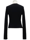 Courr ges black zipper ribbed knit - COURREGES - BALAAN 2