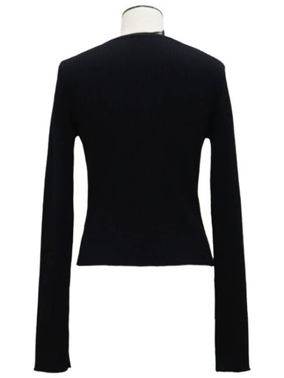 Courr ges black zipper ribbed knit - COURREGES - BALAAN 2