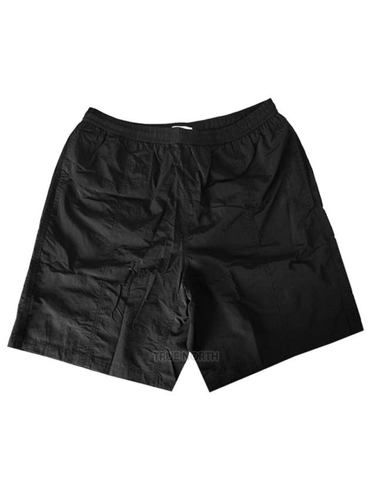 Logo Swim Shorts Black - AMI - BALAAN 2