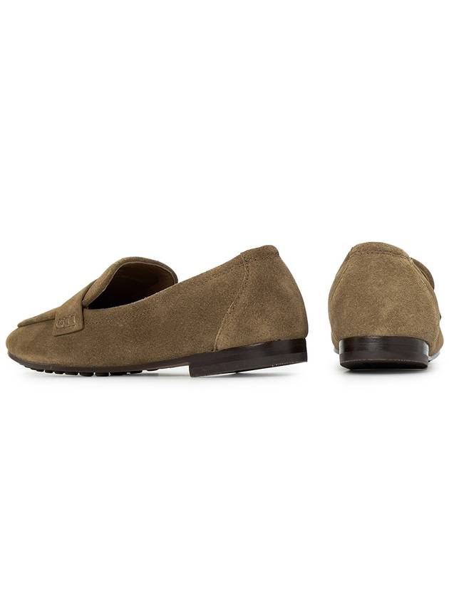 Women's Ballet Suede Loafers Brown - TORY BURCH - BALAAN.