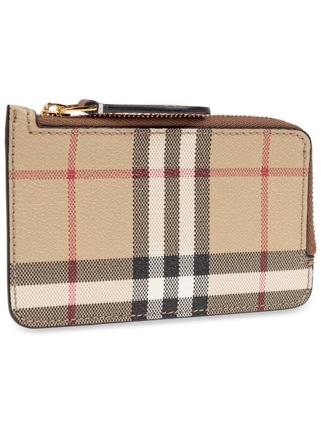 Check Card Wallet Archive Beige - BURBERRY - BALAAN 5