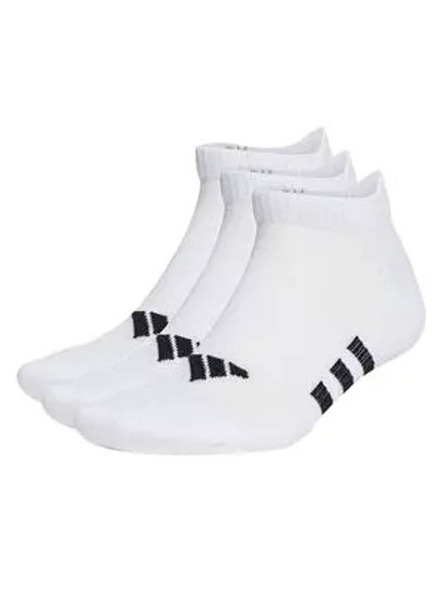 Performance Cushion Ankle Socks 3 Pairs White - ADIDAS - BALAAN 2