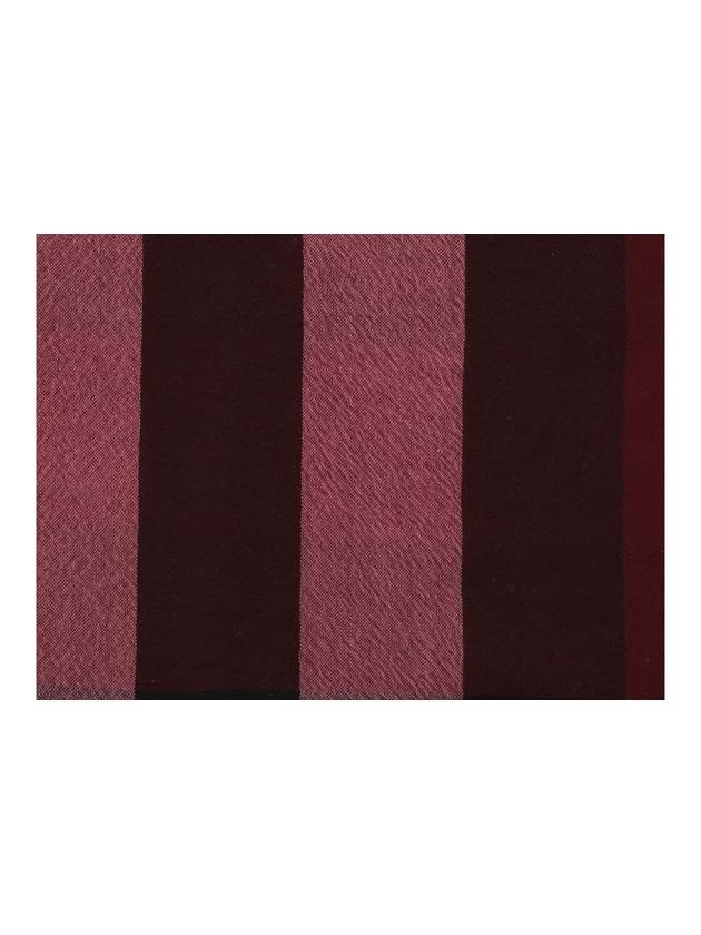 House Check Merino Wool Square Scarf Garnet Pink - BURBERRY - BALAAN 4