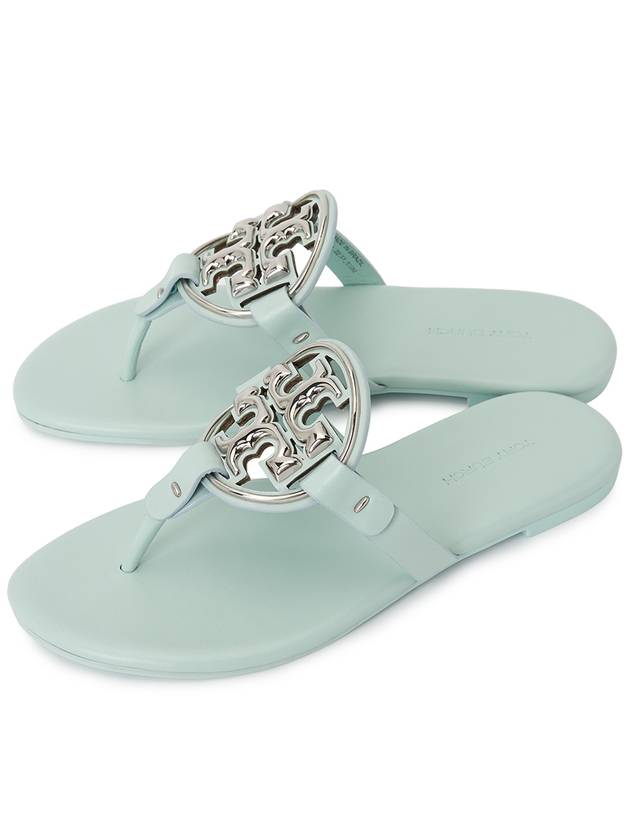 metal mirror soft sandals - TORY BURCH - BALAAN.