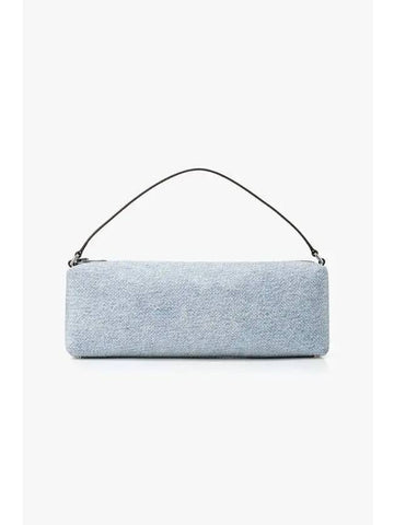 HEIRESS Crystal Denim Flex Bag Blue - ALEXANDER WANG - BALAAN 1