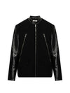 Oversized Wool Nylon Bomber Jacket Black - MAISON MARGIELA - BALAAN 1