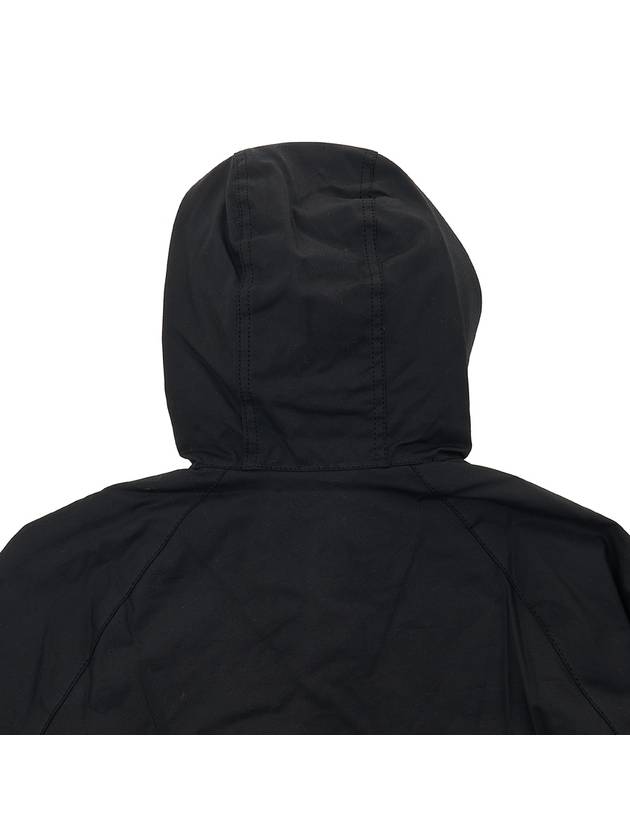 Arley Wax Hooded Jacket Black - BARBOUR - BALAAN 9