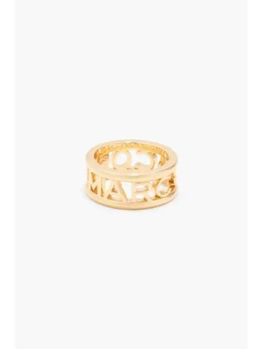 Monogram Metal Ring Gold MBEBS23001GDX - MARC JACOBS - BALAAN 1