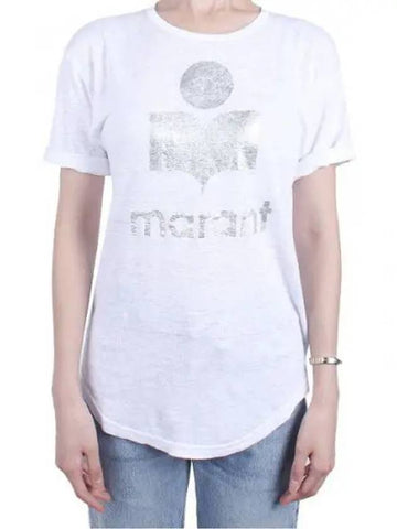 Women s Coldy Short Sleeve T Shirt White TS0004FA A1N10E 20WH 1120496 - ISABEL MARANT - BALAAN 1