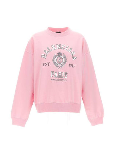 College 1817 Sweatshirt Pink - BALENCIAGA - BALAAN 1