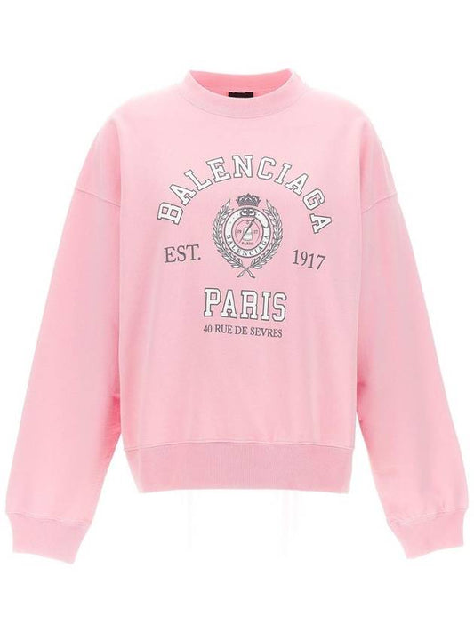 College 1817 Sweatshirt Pink - BALENCIAGA - BALAAN 1
