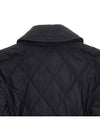 Diamond Quilted Thermoregulated Jacket Black - BURBERRY - BALAAN 8