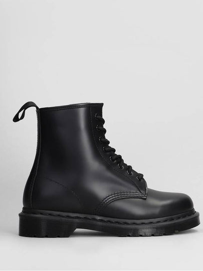 1460 Mono Milled Nubuck Leather Lace Up Worker Boots Black - DR. MARTENS - BALAAN 2