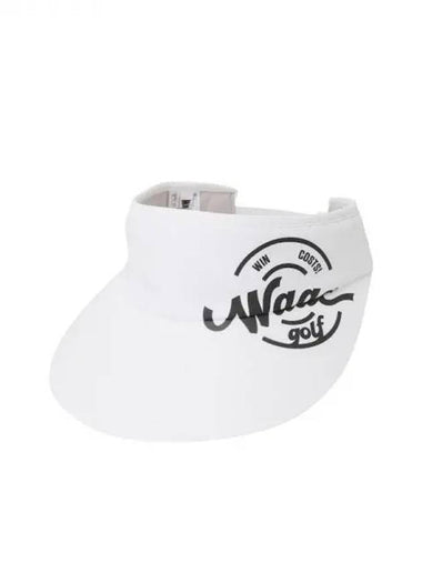 Golf Women s Wide Sun Visor Cap WGRCX24200WHX Domestic Product GQ0Z24032612646 - WAAC - BALAAN 1