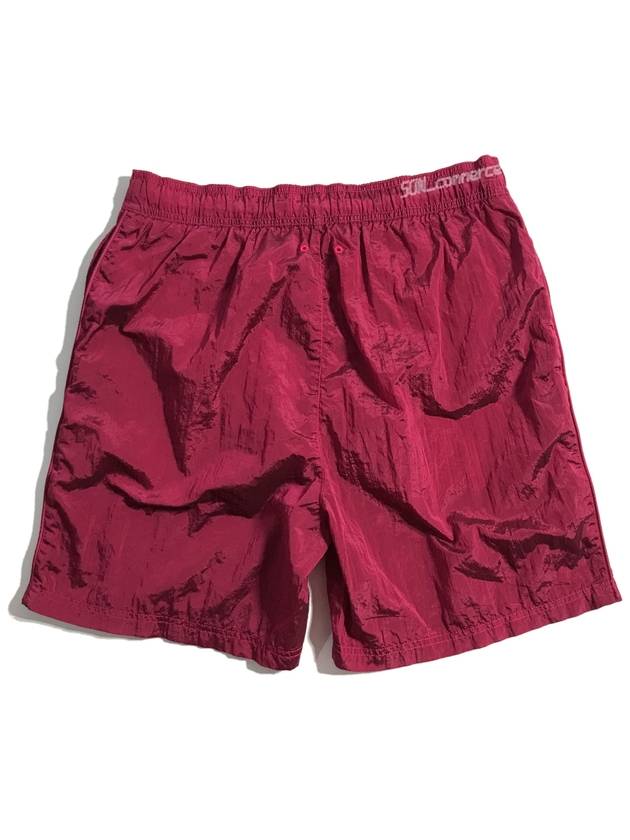 Men's Nylon Metal Swim Shorts Burgundy - STONE ISLAND - BALAAN 4