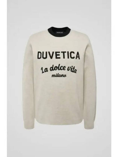 Points 5 Poseidone Beige Men s Knit - DUVETICA - BALAAN 1