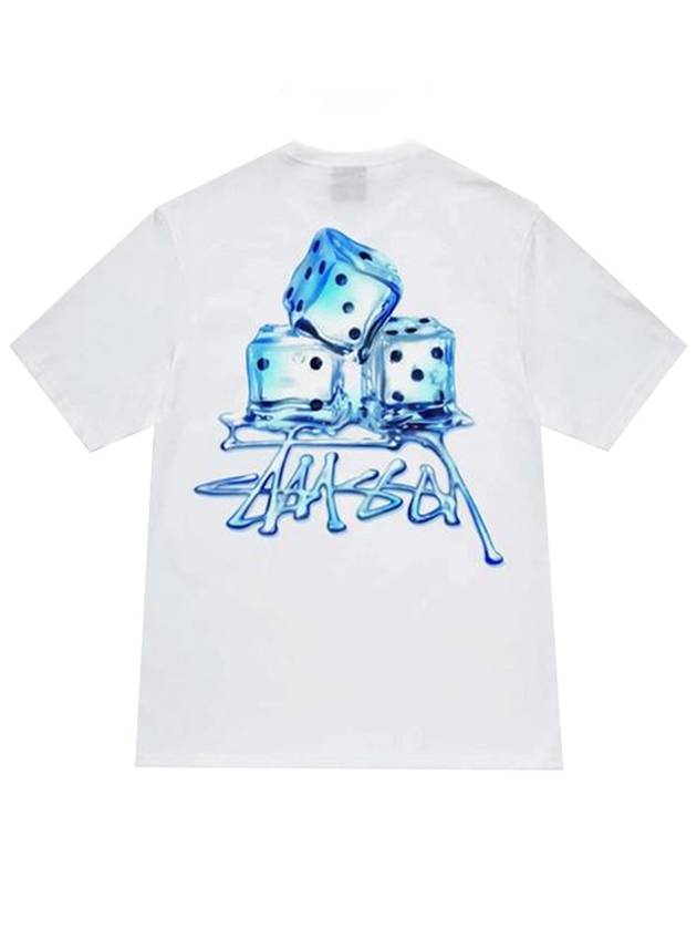 Melted t shirt white men - STUSSY - BALAAN 1