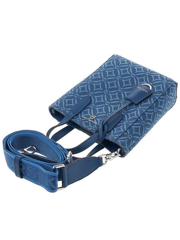 Sinclair Extra Small Jacquard Cross Bag Blue - MICHAEL KORS - BALAAN 5