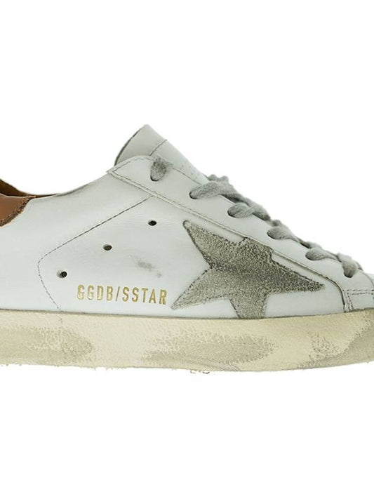 Brown Tab Superstar Classic Low Top Sneakers White - GOLDEN GOOSE - BALAAN 2