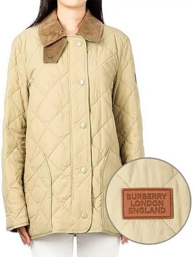 Women s diamond quilting jacket 270988 - BURBERRY - BALAAN 1