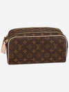 Dopp Kit Toilet Monogram Canvas Pouch Bag Brown - LOUIS VUITTON - BALAAN 2