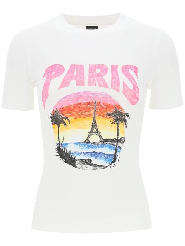 Paris Tropical T-shirt 768075 TPVM29601 B0010988925 - BALENCIAGA - BALAAN 2