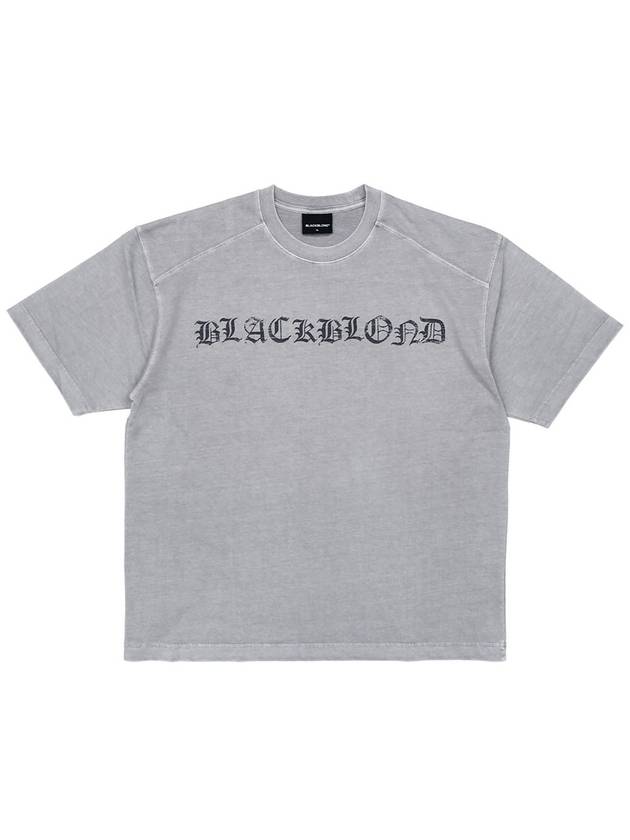 BBD Crushed Faith Pigment T Shirt Gray - BLACKBLOND - BALAAN 3