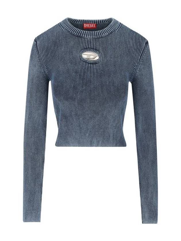 M-Anchor-A Knit Top Blue - DIESEL - BALAAN 2