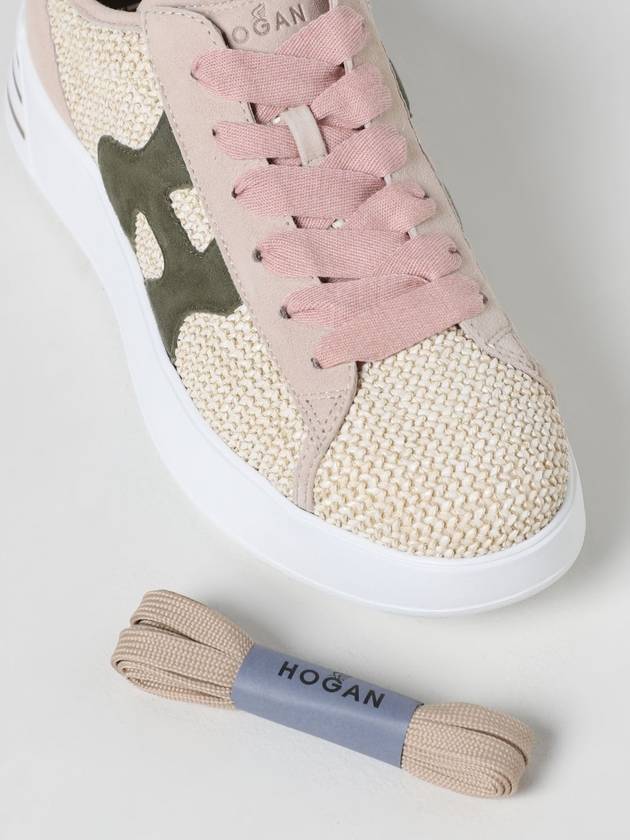 Sneakers H564 Hogan in tessuto intrecciato e suede - HOGAN - BALAAN 4