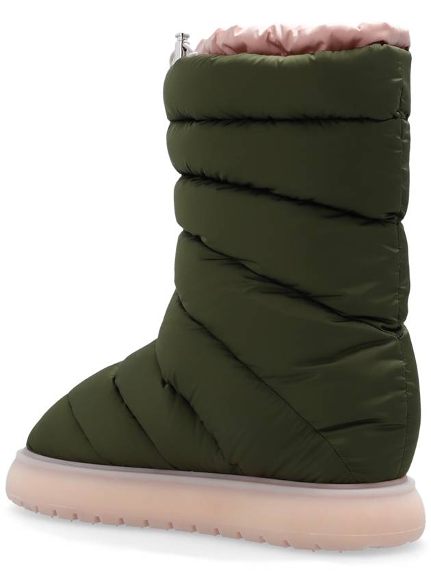 Gaia Pocket Mid Winter Boots Olive - MONCLER - BALAAN 6