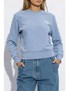 Rue Madame Cotton Sweatshirt Blue - A.P.C. - BALAAN 3