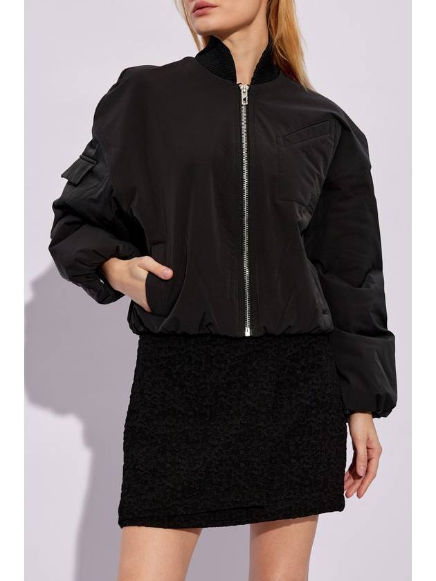 Ganni Bomber Jacket, Women's, Black - GANNI - BALAAN 3