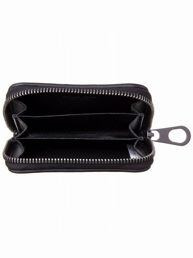 Intrecciato Zipper Card Wallet Black - BOTTEGA VENETA - BALAAN 4