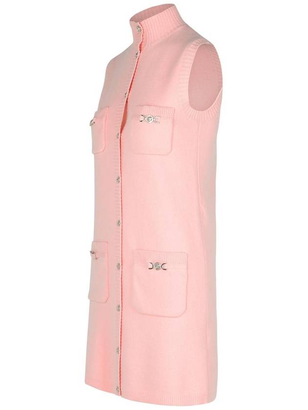 Versace Pink Wool Blend Dress - VERSACE - BALAAN 2