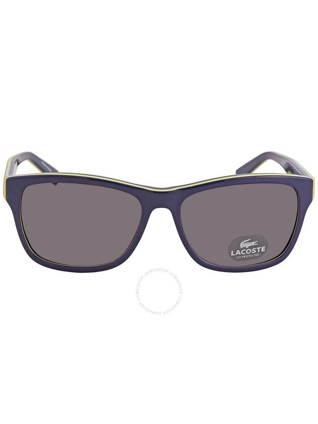 Lacoste Grey Square Unisex Sunglasses L683S 414 55 - LACOSTE - BALAAN 1