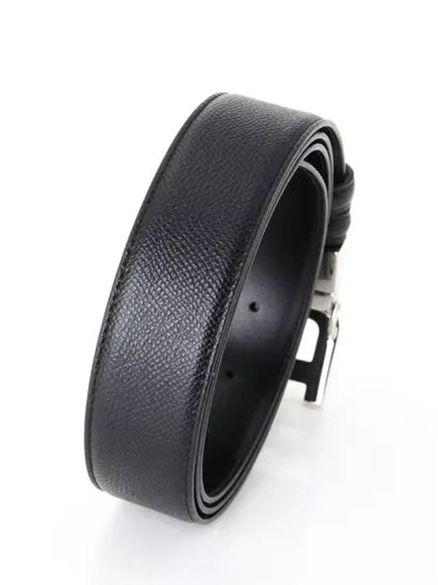 B Buckle 35 Double sided Belt Black M F410 - BALLY - BALAAN 2