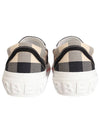 Embossed Logo Checked Slip-on - BURBERRY - BALAAN.