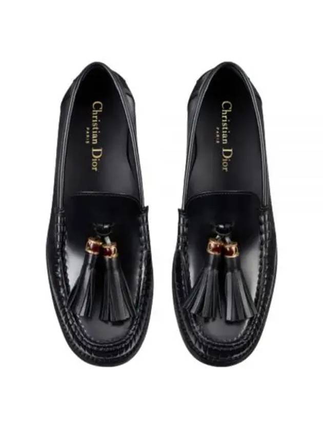 D Academy Brushed Calfskin Loafers Black - DIOR - BALAAN 2