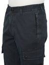 Compass Badge Cargo Straight Pants Blue - STONE ISLAND - BALAAN 8