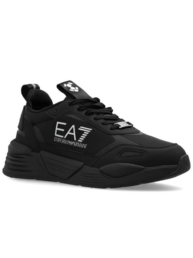 EA7 Emporio Armani Lace-up Sports Shoes, Women's, Black - EMPORIO ARMANI - BALAAN 4