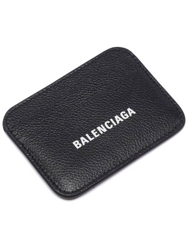 Cash Logo 2 Fold Card Wallet Black - BALENCIAGA - BALAAN 6